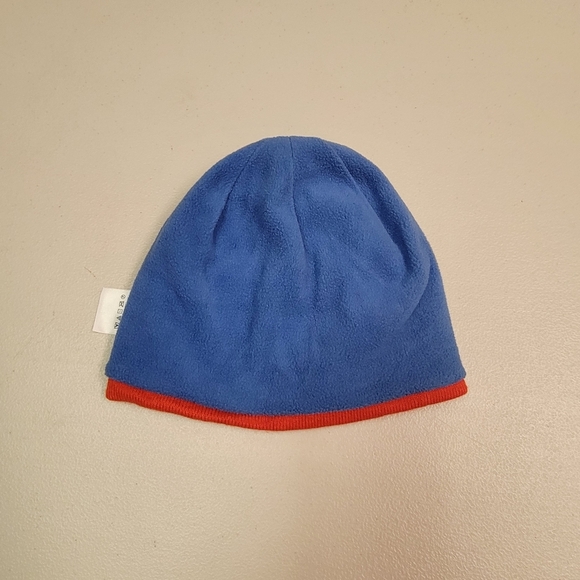 Kids Blue and Red Football Graphic Beanie - Picture 4 of 5